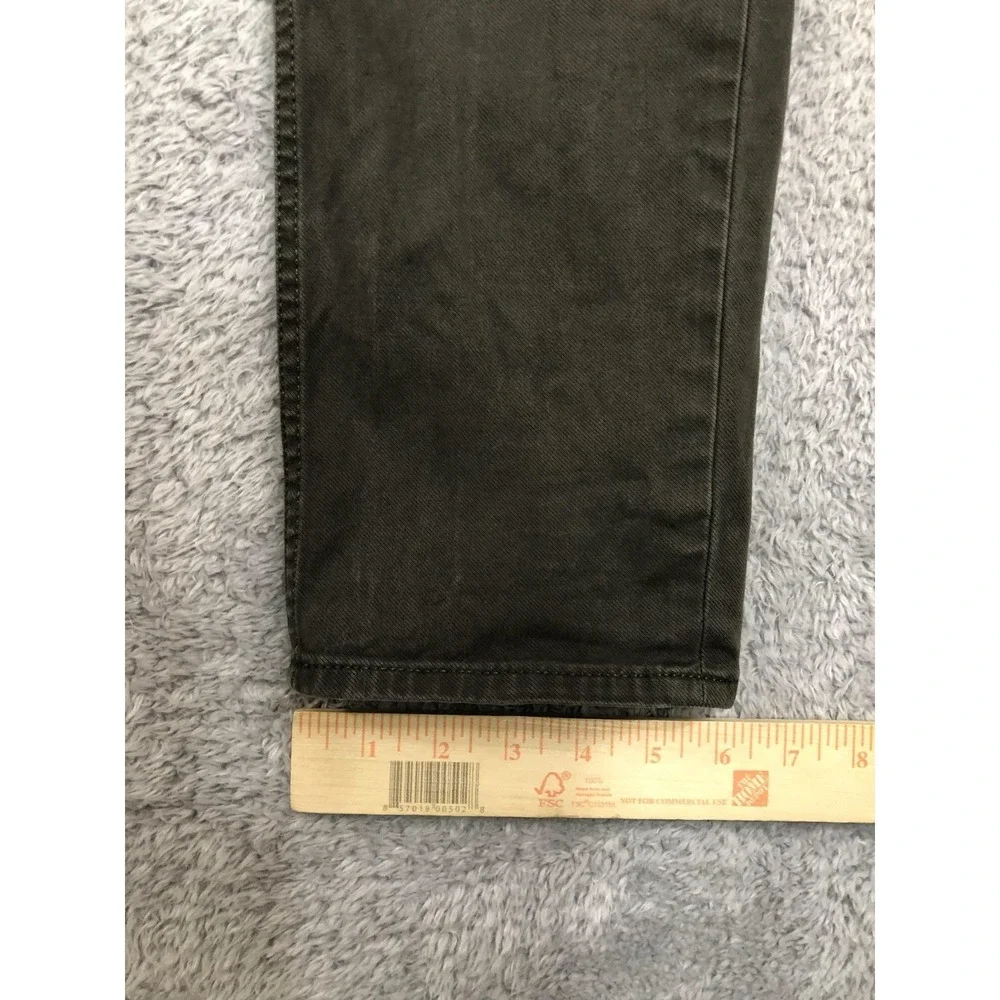 Banana Republic Jeans Men 30x30 (Tag 30x32) Traveler Slim Fit Olive Green